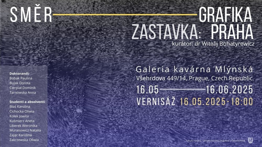Zaproszenie na wystawę: smer grafika