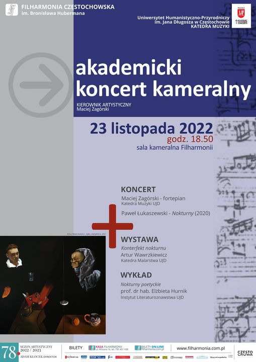 akademicki koncert kameralny plakat