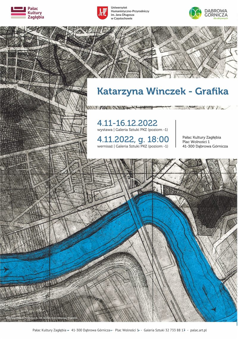 plakat promujący wystawę Katarzyny Winczek
