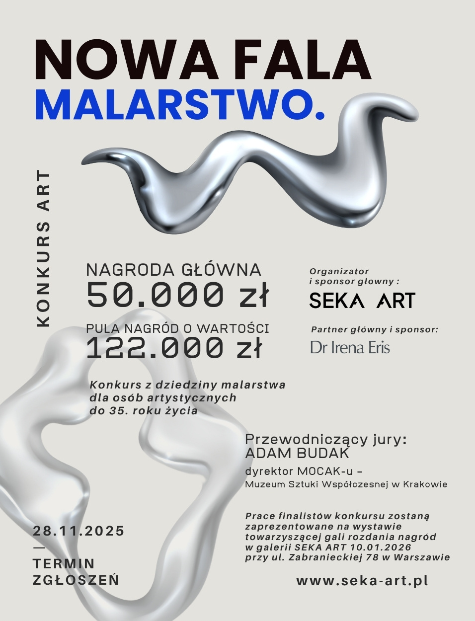 plakat konkursu "Nowa fala"